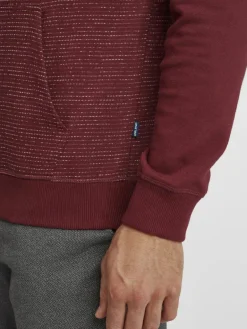 BLEND Sweatshirts & Sweatjacken<Herren Kapuzenpullover - BHToklat rot uni