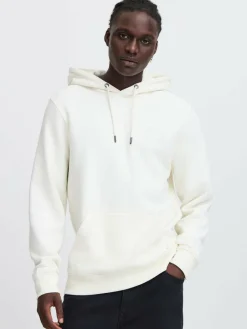 BLEND Sweatshirts & Sweatjacken<Herren Kapuzenpullover - BHSweatshirt weiß uni