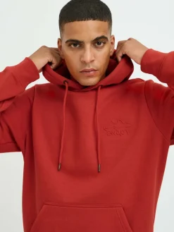 BLEND Sweatshirts & Sweatjacken<Herren Kapuzenpullover - BHSweatshirt rot uni