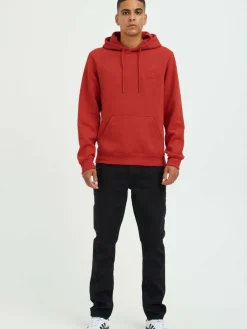 BLEND Sweatshirts & Sweatjacken<Herren Kapuzenpullover - BHSweatshirt rot uni