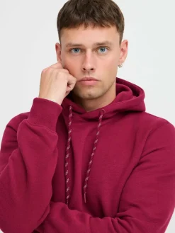 BLEND Sweatshirts & Sweatjacken<Herren Kapuzenpullover - BHSweatshirt rot uni