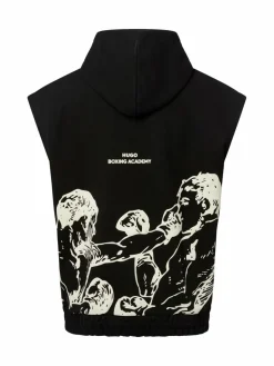 HUGO Sweatshirts & Sweatjacken<Herren Kapuzenpullover - Duboxo schwarz bedruckt