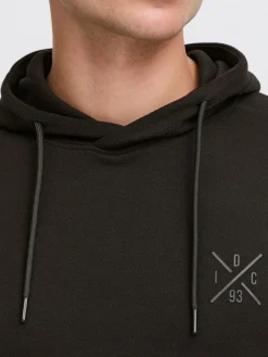 Indicode Sweatshirts & Sweatjacken<Herren Kapuzenpullover - IDAlbine schwarz uni