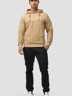 Indicode Sweatshirts & Sweatjacken<Herren Kapuzenpullover - Saunders beige sand uni