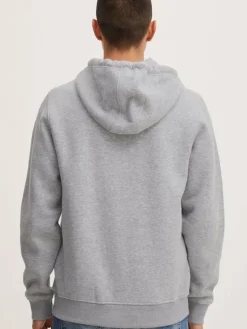 BLEND Sweatshirts & Sweatjacken<Herren Kapuzensweatjacke grau gemustert