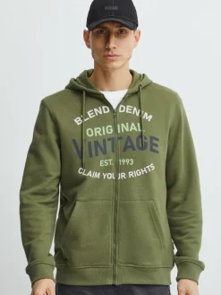 Herren BLEND Sweatshirts & Sweatjacken>Herren Kapuzensweatjacke