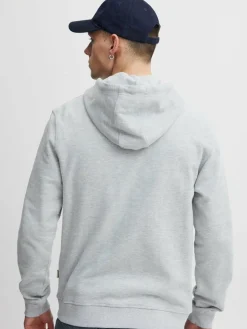 BLEND Sweatshirts & Sweatjacken<Herren Kapuzensweatjacke grau gemustert