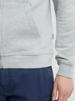 BLEND Sweatshirts & Sweatjacken<Herren Kapuzensweatjacke grau gemustert