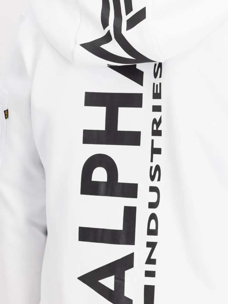 Alpha Industries Sweatshirts & Sweatjacken<Herren Kapuzensweatjacke weiß bedruckt