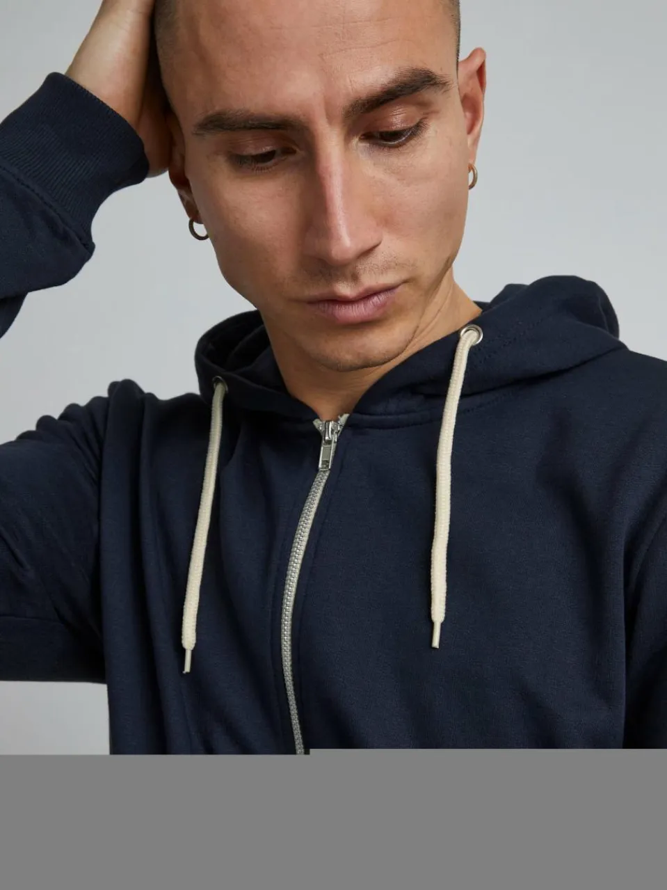 Herren BLEND Sweatshirts & Sweatjacken>Herren Kapuzensweatjacke - BHNOAH