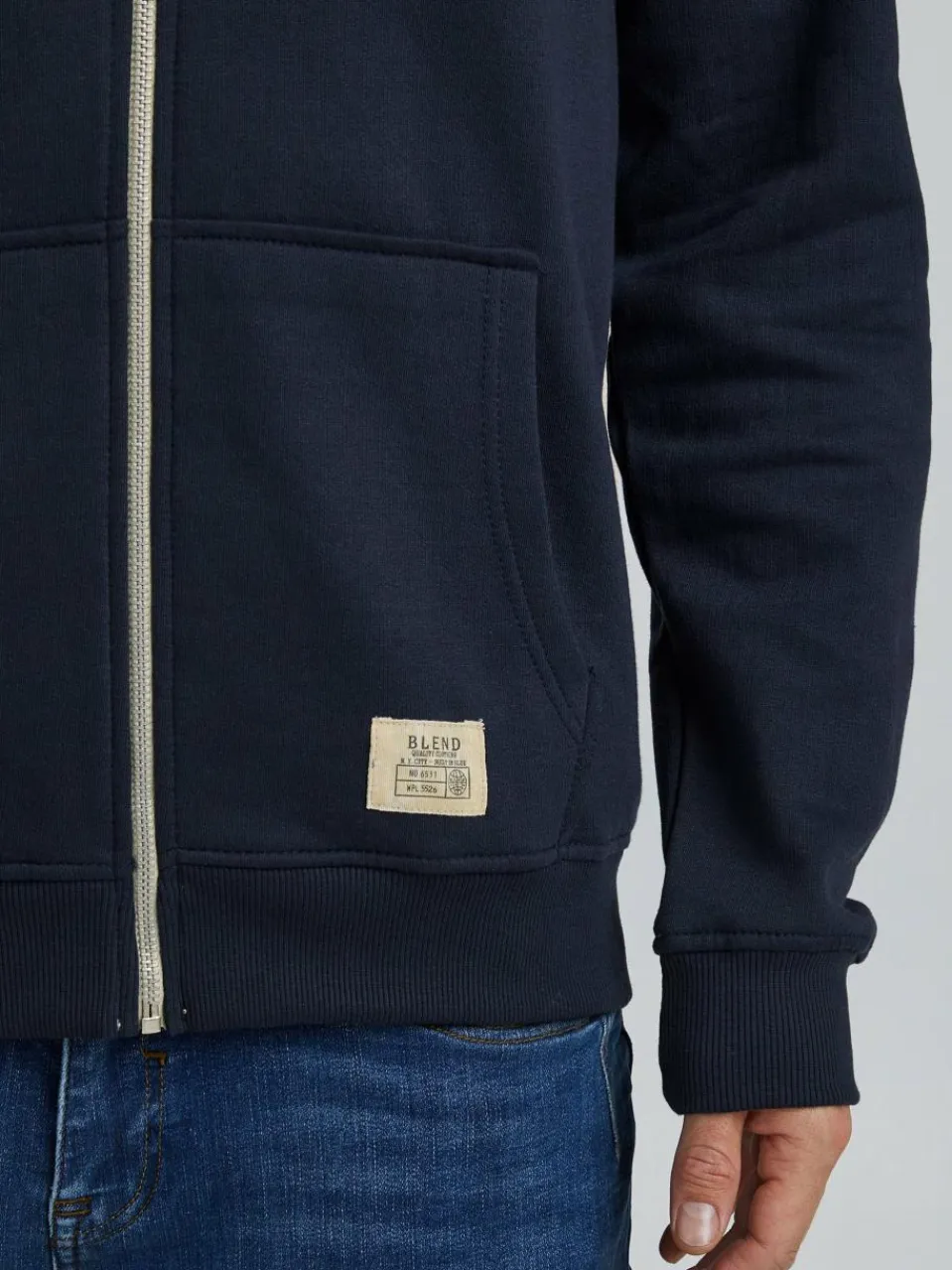 Herren BLEND Sweatshirts & Sweatjacken>Herren Kapuzensweatjacke - BHNOAH