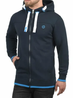 Herren Solid Sweatshirts & Sweatjacken>Herren Kapuzensweatjacke - SDBenjaminZip