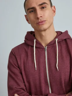 BLEND Sweatshirts & Sweatjacken<Herren Kapuzensweatjacke - BHNOAH rot uni