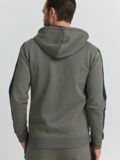 FQ1924 Sweatshirts & Sweatjacken<Herren Kapuzensweatjacke - FQFenro schlamm uni