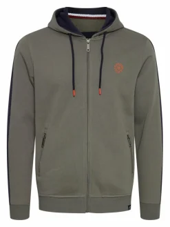 FQ1924 Sweatshirts & Sweatjacken<Herren Kapuzensweatjacke - FQFenro schlamm uni