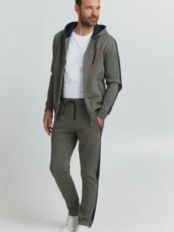 FQ1924 Sweatshirts & Sweatjacken<Herren Kapuzensweatjacke - FQFenro schlamm uni