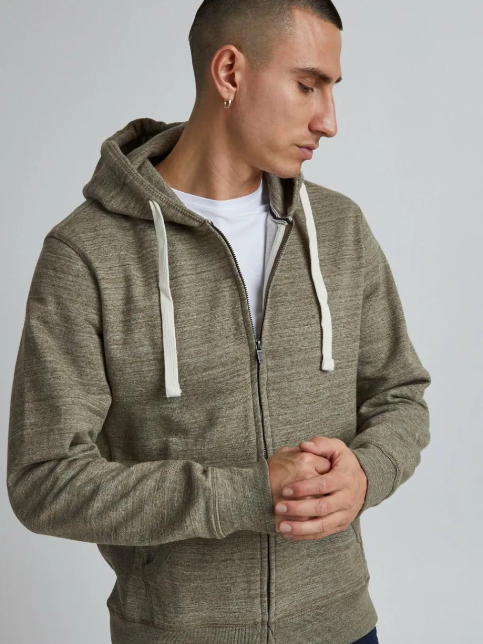 BLEND Sweatshirts & Sweatjacken<Herren Kapuzensweatjacke - BHAlton grün uni