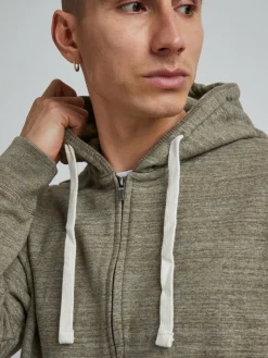 BLEND Sweatshirts & Sweatjacken<Herren Kapuzensweatjacke - BHAlton grün uni