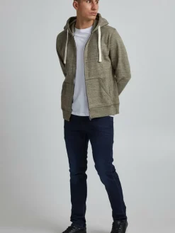 BLEND Sweatshirts & Sweatjacken<Herren Kapuzensweatjacke - BHAlton grün uni