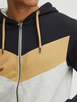 Indicode Sweatshirts & Sweatjacken<Herren Kapuzensweatjacke - IDPock marine gemustert