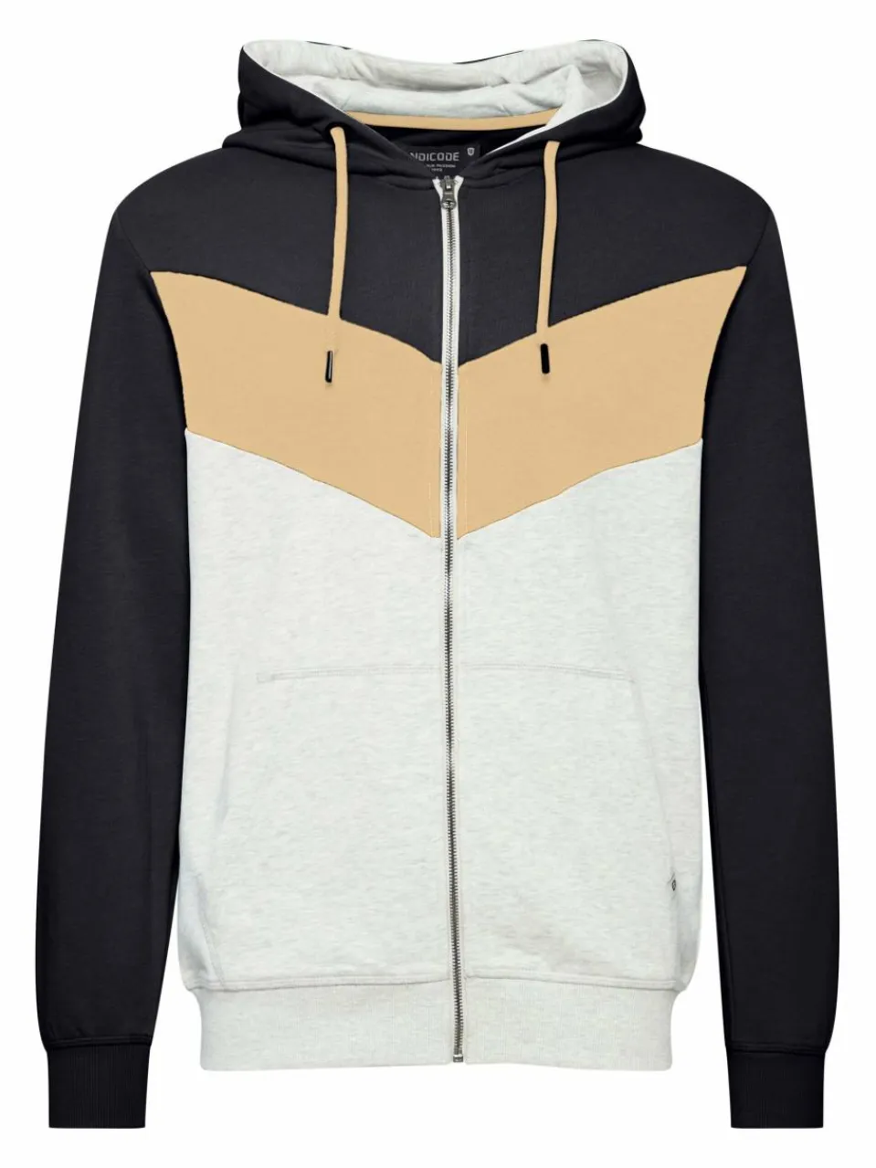 Indicode Sweatshirts & Sweatjacken<Herren Kapuzensweatjacke - IDPock marine gemustert