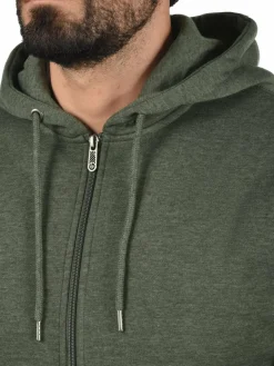 Solid Sweatshirts & Sweatjacken<Herren Kapuzensweatjacke - SDBerti grün uni