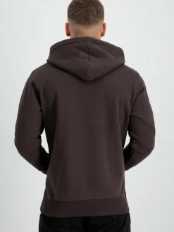 Alpha Industries Sweatshirts & Sweatjacken<Herren Kapuzensweatshirt braun bedruckt