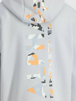 Alpha Industries Sweatshirts & Sweatjacken<Herren Kapuzensweatshirt blau gemustert