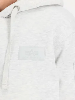 Alpha Industries Sweatshirts & Sweatjacken<Herren Kapuzensweatshirt grau bedruckt