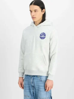 Alpha Industries Sweatshirts & Sweatjacken<Herren Kapuzensweatshirt grau uni