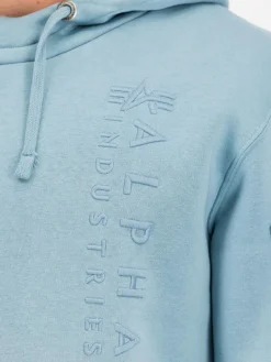Alpha Industries Sweatshirts & Sweatjacken<Herren Kapuzensweatshirt blau uni