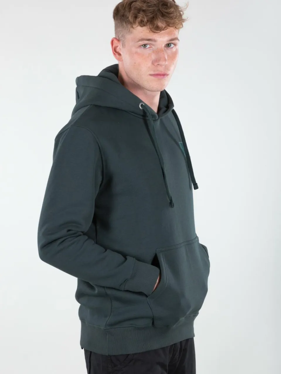 Alpha Industries Sweatshirts & Sweatjacken<Herren Kapuzensweatshirt petrol bedruckt