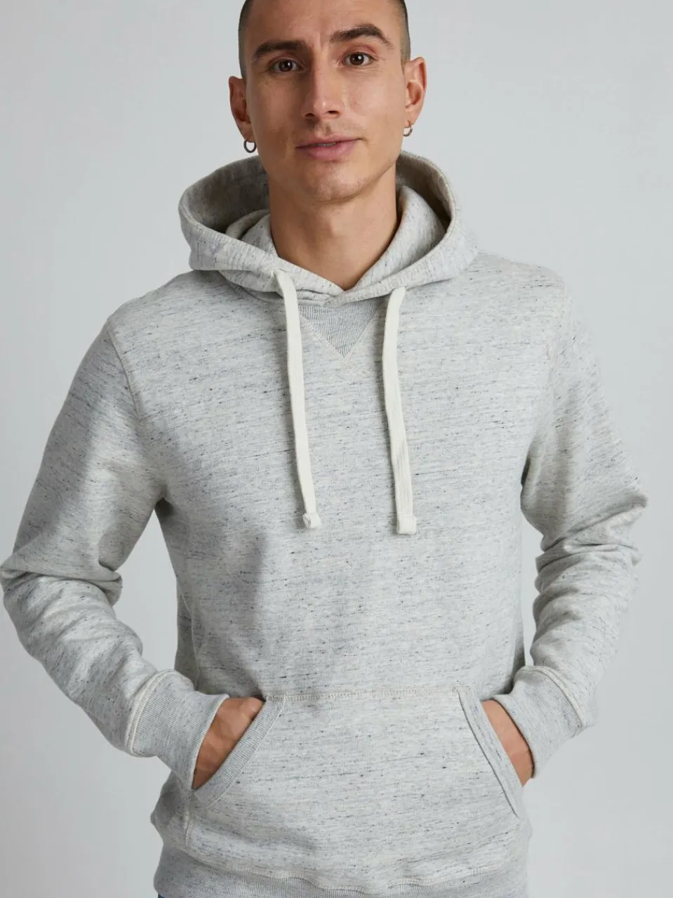 BLEND Sweatshirts & Sweatjacken<Herren Kapuzensweatshirt - BHAlton grau meliert