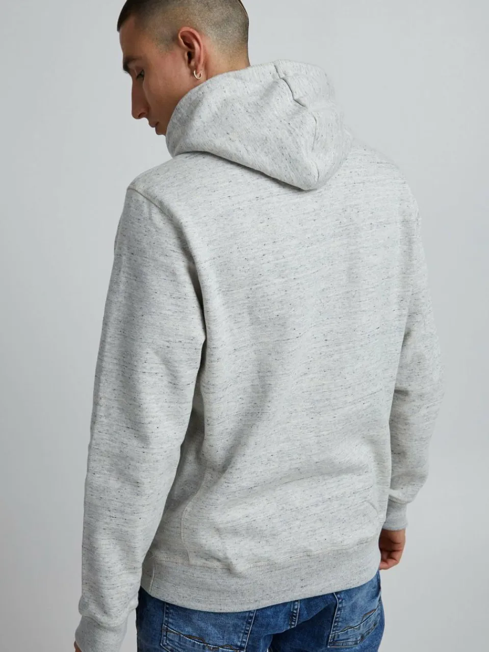 BLEND Sweatshirts & Sweatjacken<Herren Kapuzensweatshirt - BHAlton grau meliert