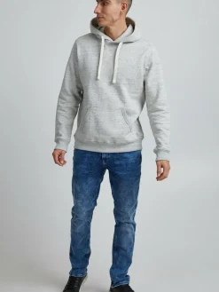 BLEND Sweatshirts & Sweatjacken<Herren Kapuzensweatshirt - BHAlton grau meliert