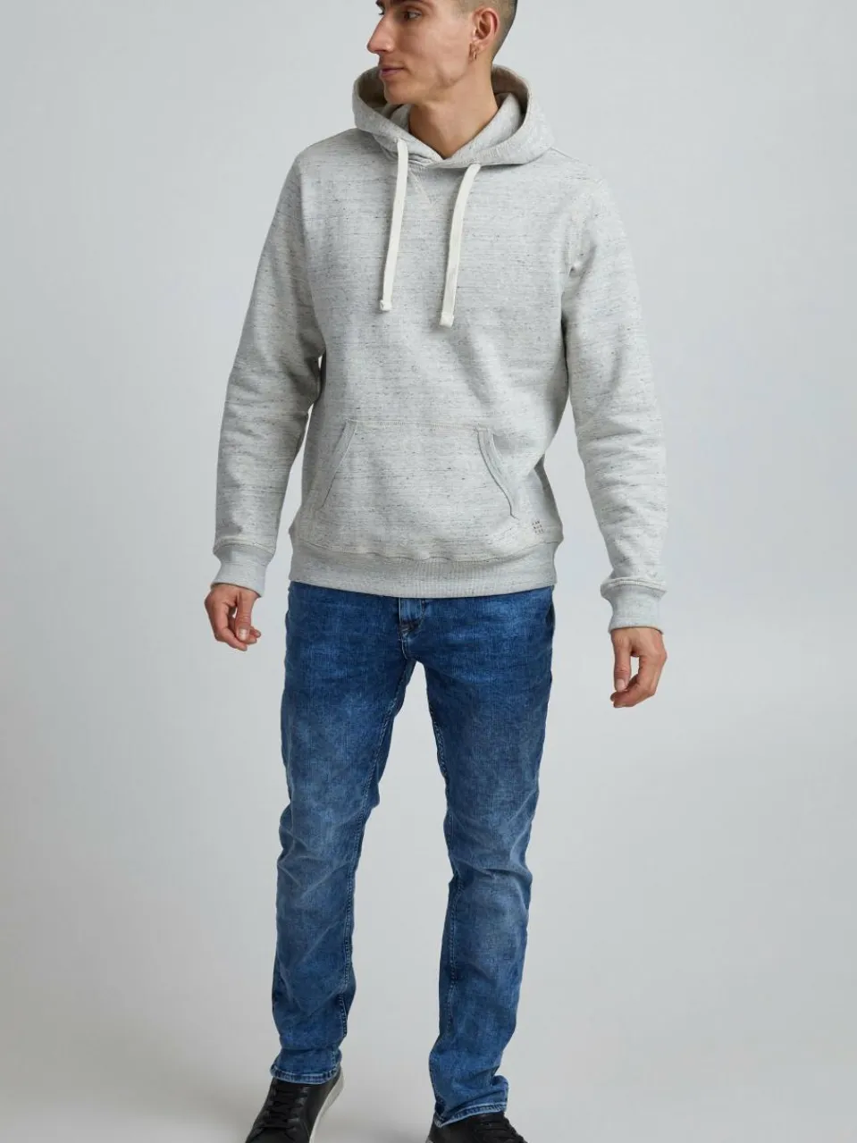BLEND Sweatshirts & Sweatjacken<Herren Kapuzensweatshirt - BHAlton grau meliert