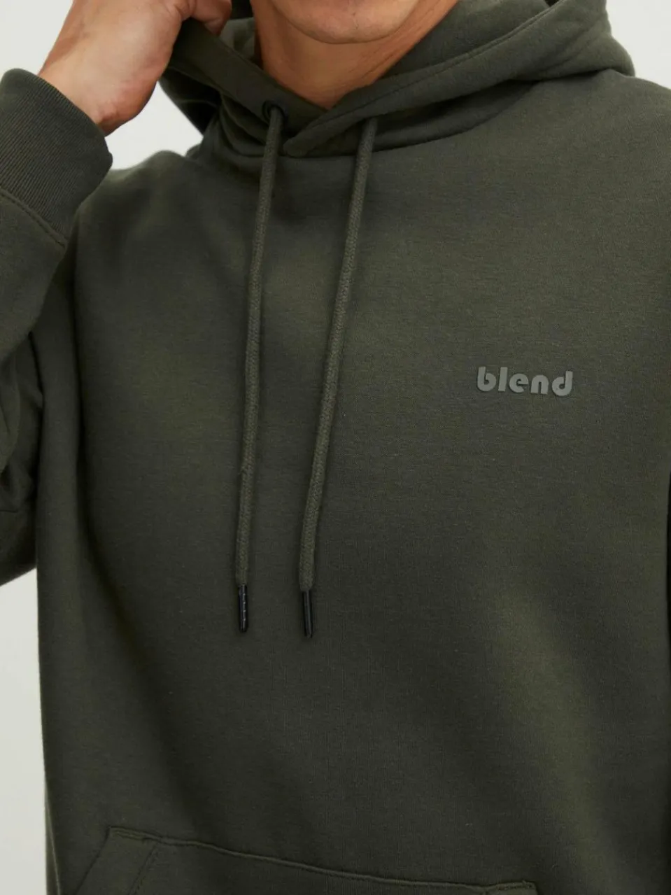 BLEND Sweatshirts & Sweatjacken<Herren Kapuzensweatshirt - BHDownton grün uni