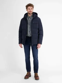 LERROS Hemden<Herren Karohemd blau kariert