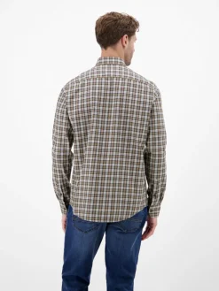 LERROS Hemden<Herren Karohemd kastanie kariert