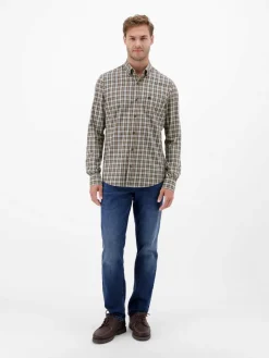 LERROS Hemden<Herren Karohemd kastanie kariert