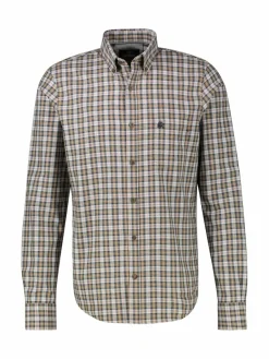 LERROS Hemden<Herren Karohemd kastanie kariert