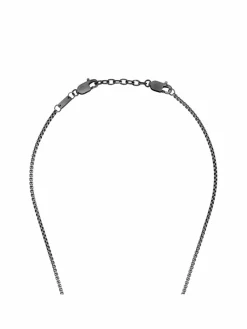 s.Oliver Schmuck<Herren Kette mit Anhänger grau uni