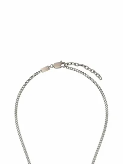 s.Oliver Schmuck<Herren Kette mit Anhänger grau uni