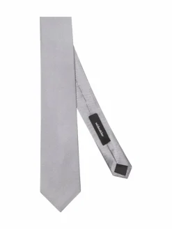 Seidensticker Krawatten & Fliegen<Herren Krawatte - Uni silber uni