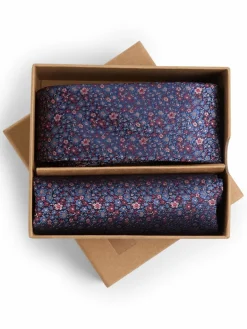 Herren Finshley & Harding London Krawatten & Fliegen>Herren Krawatte und Einstecktuch aus Seide