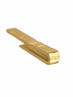 KUZZOI Krawatten & Fliegen<Herren Krawattennadel gold uni