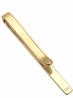 KUZZOI Krawatten & Fliegen<Herren Krawattennadel gold uni