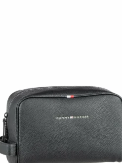 Tommy Hilfiger Taschen & Rucksäcke<Herren Kulturbeutel - Essential PU Washbag schwarz uni