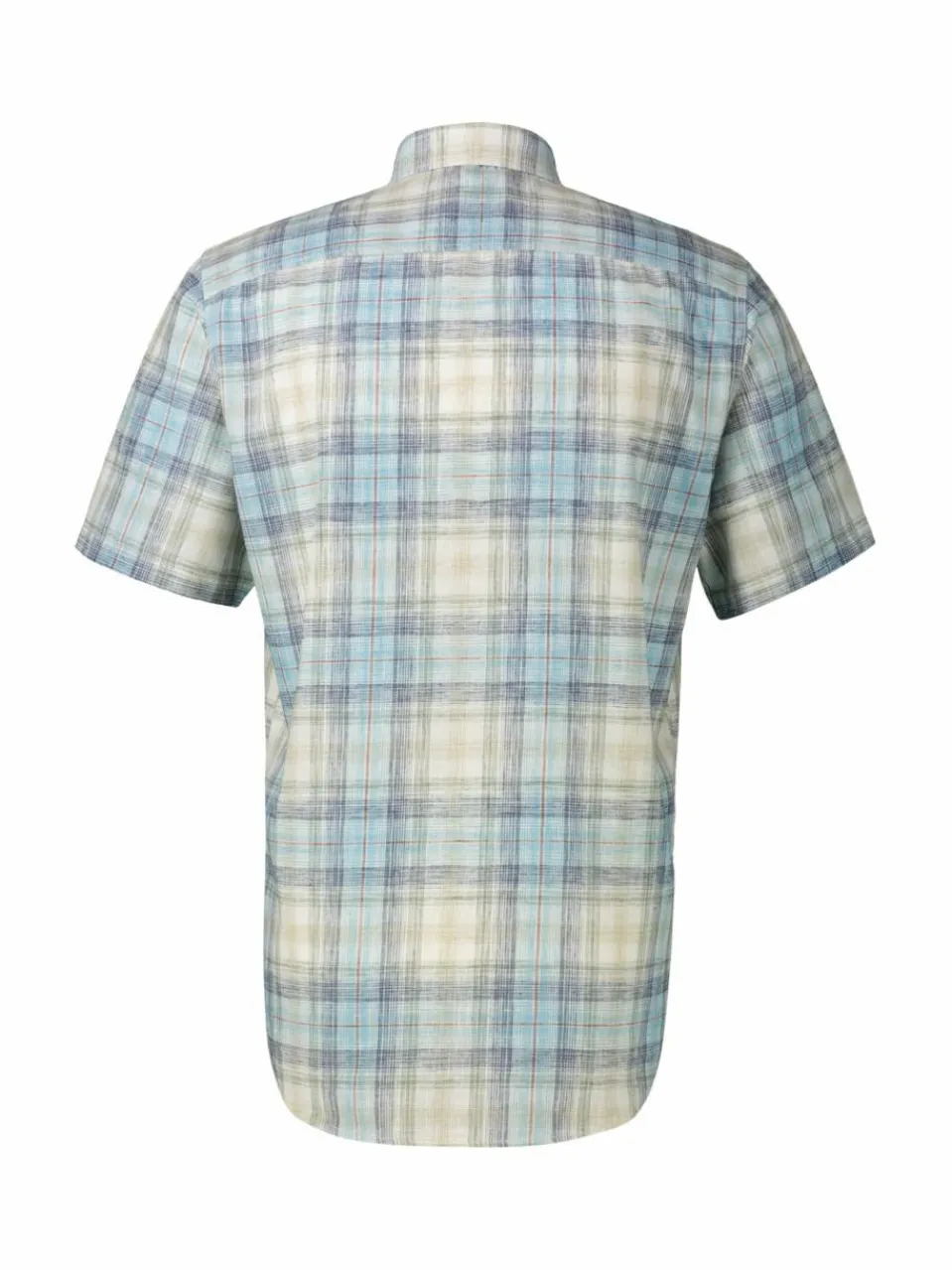 LERROS Hemden<Herren Kurzarmhemd aqua kariert
