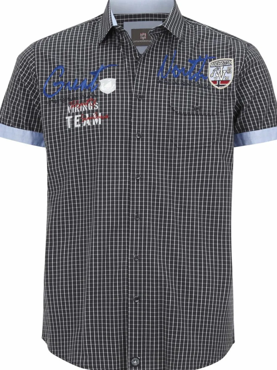 Herren Jan Vanderstorm Hemden>Herren Kurzarmhemd - AJULE